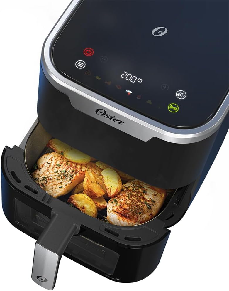 Fritadeira Oster Digital Touch 4,5l Visor Transparente 220v Blush